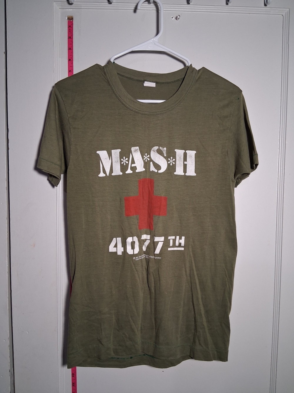 M*A*S*H 4077th Olive Green Graphic T‑Shirt S